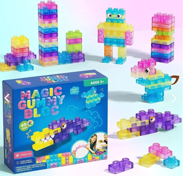 Bloques de Construcción Magic Gummy
