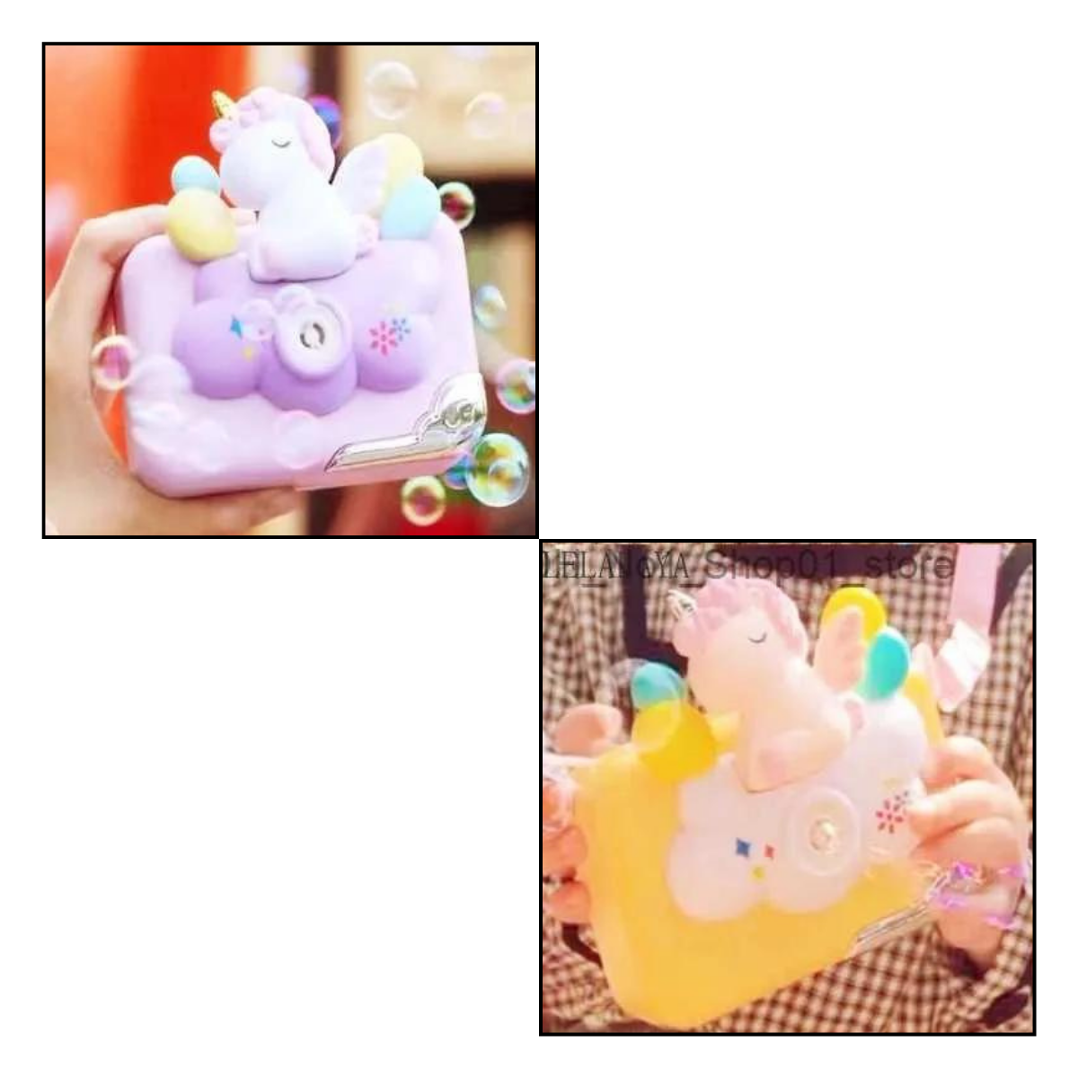 CÁMARA PARA BURBUJAS DE UNICORNIO
