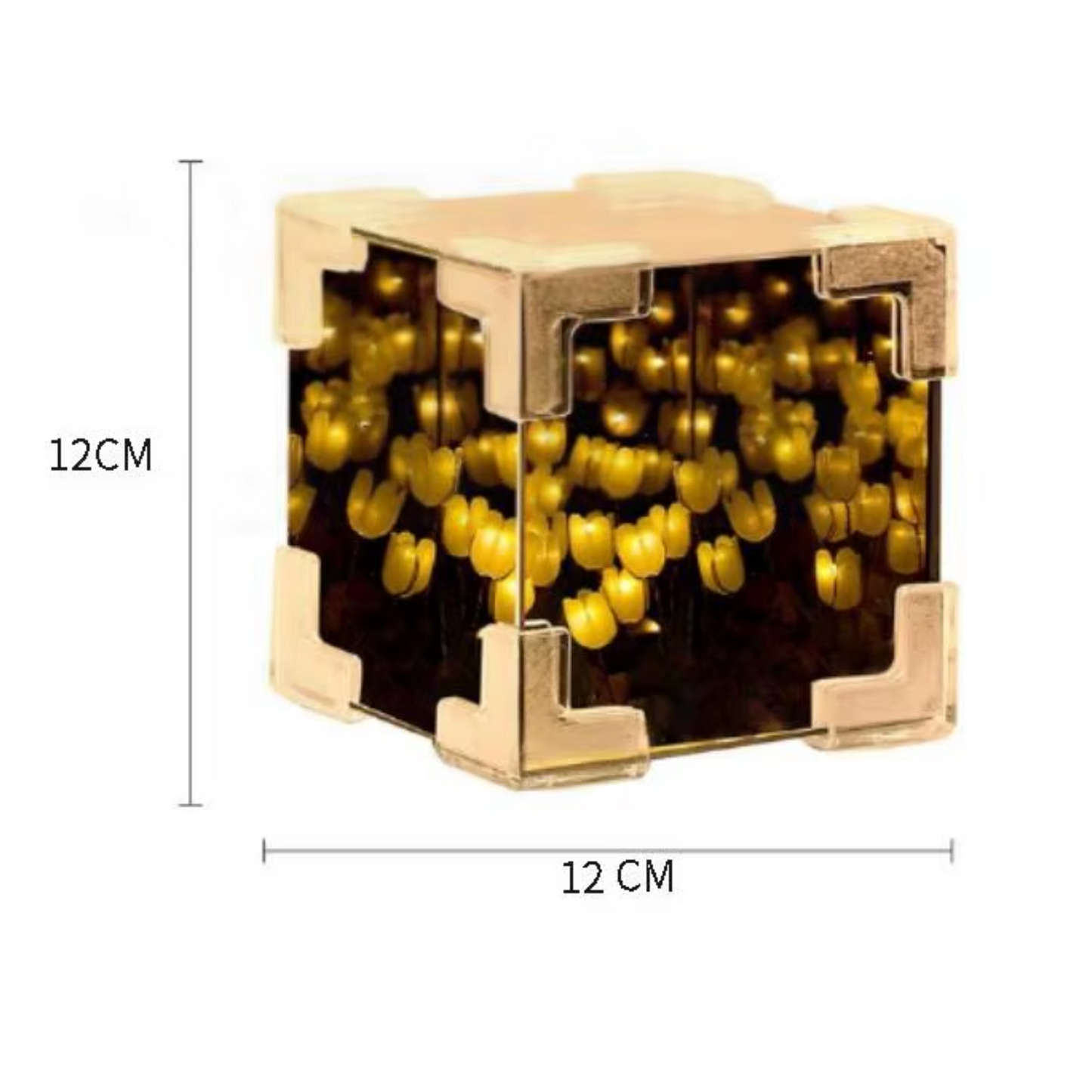 LAMPARA CUBO DE TULIPANES