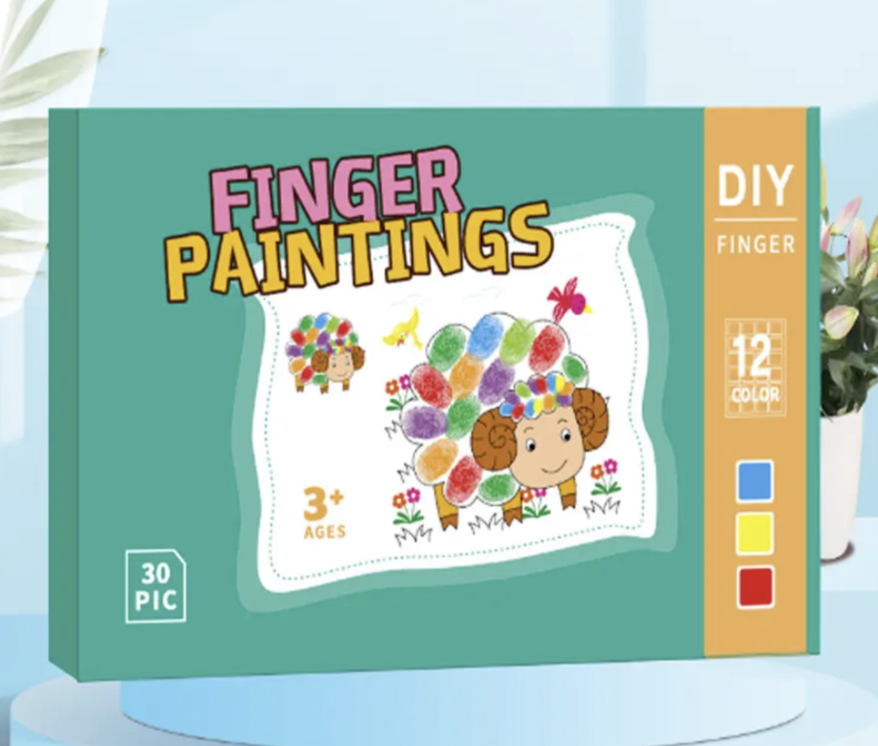 FINGER PAINTING MONTESSORI