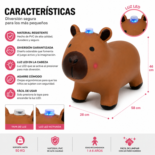 CAPIBARA SALTARIN INFLABLE